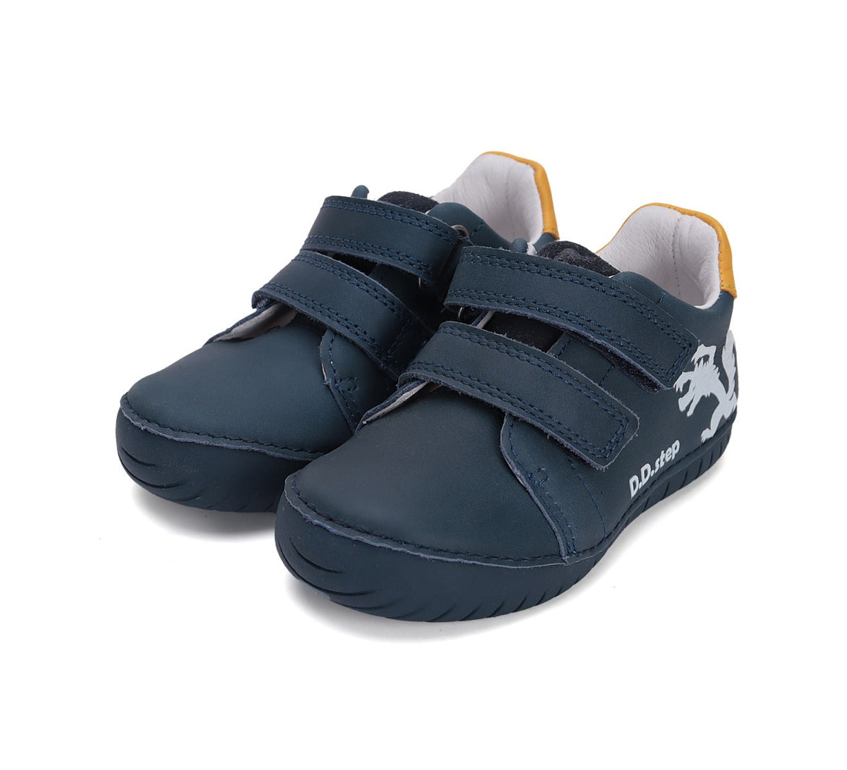D.D.Step pantofi baieti Sun Reactive 25-30 Bermuda Blue cu lup