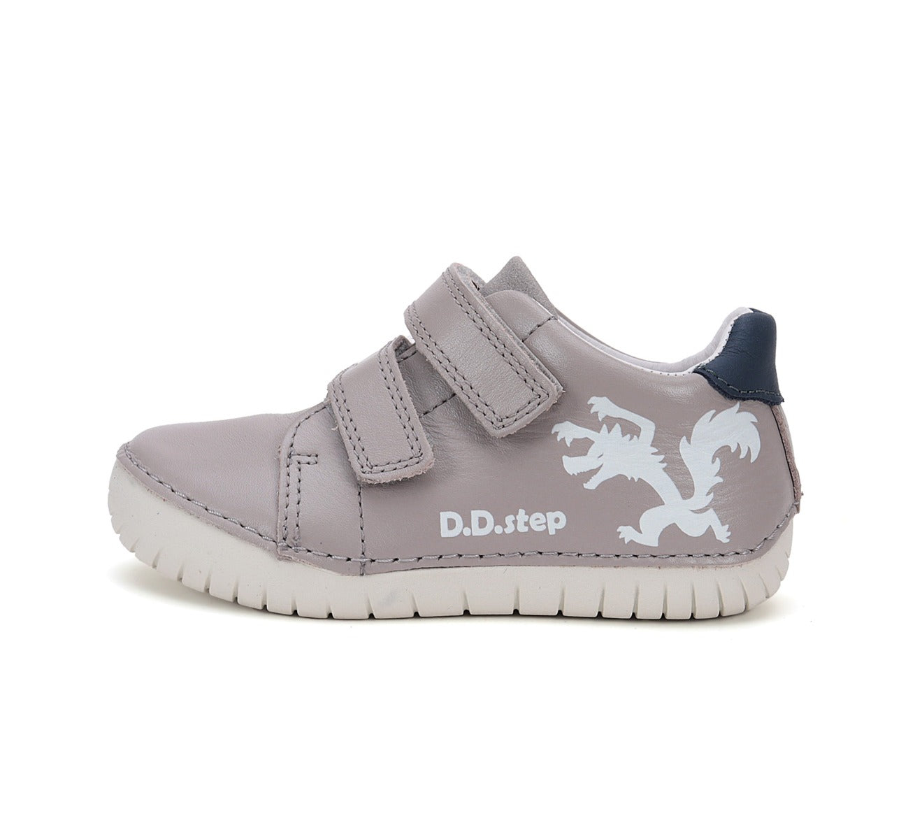 D.D.Step pantofi baieti Sun Reactive 25-30 Grey cu lup Imagine secundară a produsului