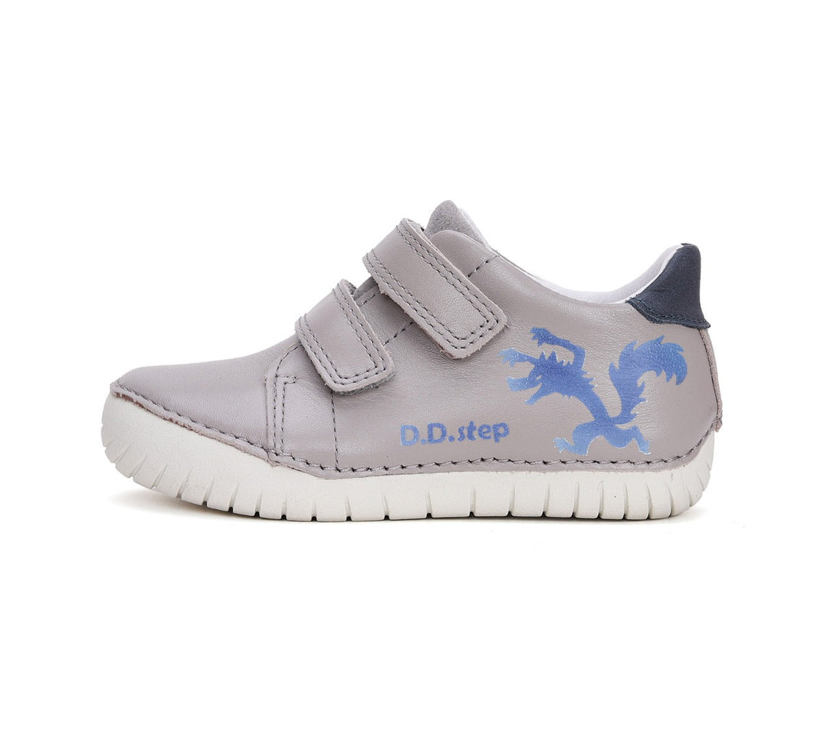 D.D.Step pantofi baieti Sun Reactive 25-30 Grey cu lup