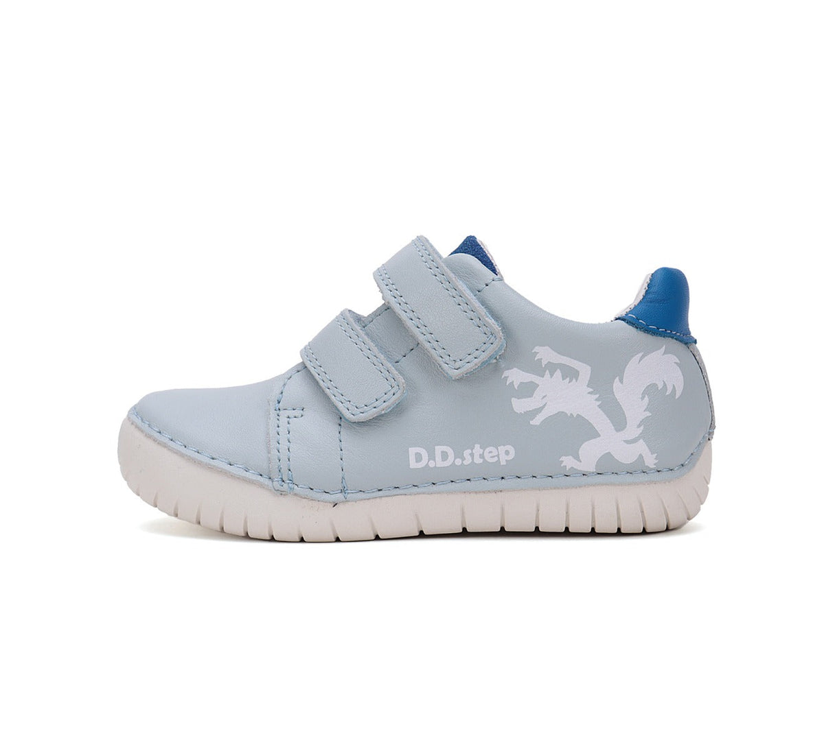 D.D.Step pantofi baieti Sun Reactive 25-30 Sky Blue cu lup
