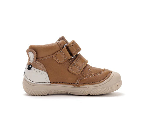 D.D.Step pantofi fete 20-25 Bronze cu raton