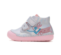 D.D.Step pantofi fete Primii pasi 20-25 Silver cu catelus