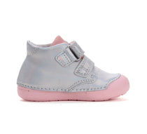 D.D.Step pantofi fete Primii pasi 20-25 Silver cu catelus