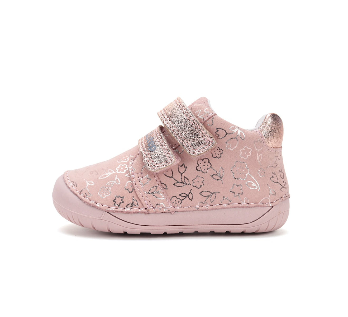 D.D.Step pantofi fete Barefoot 20-25, Baby Pink cu floricele Imagine secundară a produsului