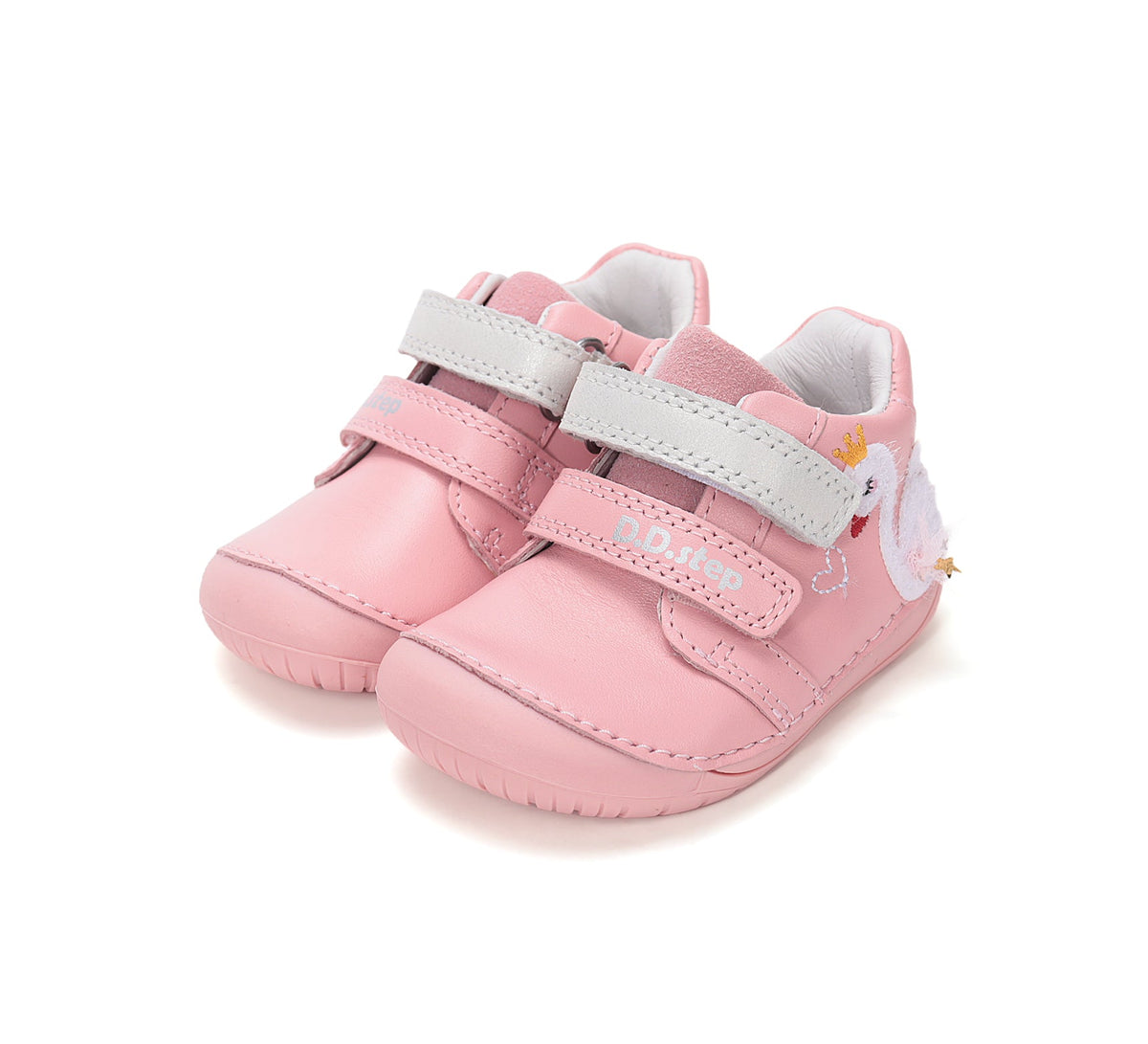 D.D.Step pantofi fete Barefoot 20-25 Baby Pink cu lebada