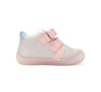 D.D.Step pantofi fete Barefoot 20-25 Champagne cu briosa