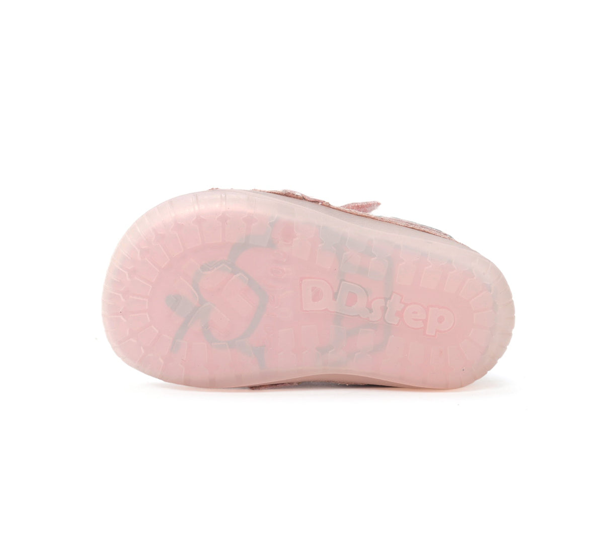 D.D.Step pantofi fete Barefoot 20-25 Champagne cu briosa