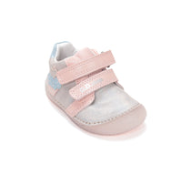 D.D.Step pantofi fete Barefoot 20-25 Champagne cu briosa