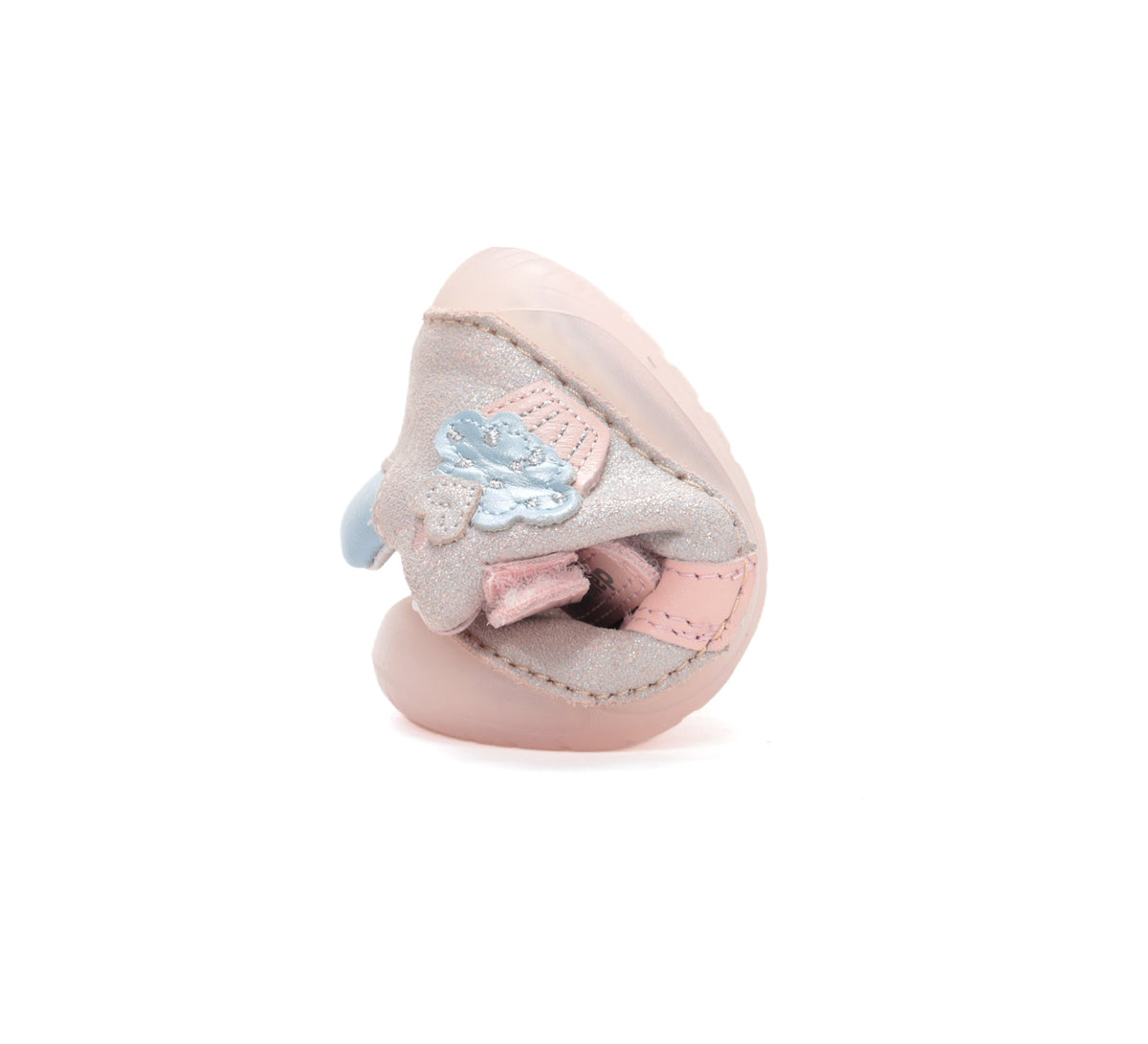 D.D.Step pantofi fete Barefoot 20-25 Champagne cu briosa