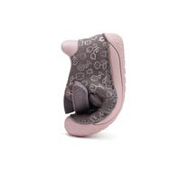  Dark Grey cu floricele