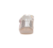D.D.Step pantofi fete Barefoot 20-31 Gold cu lalea