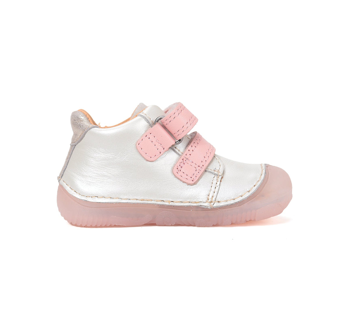 D.D.Step pantofi fete Barefoot 26-31 Pearl cu lalea
