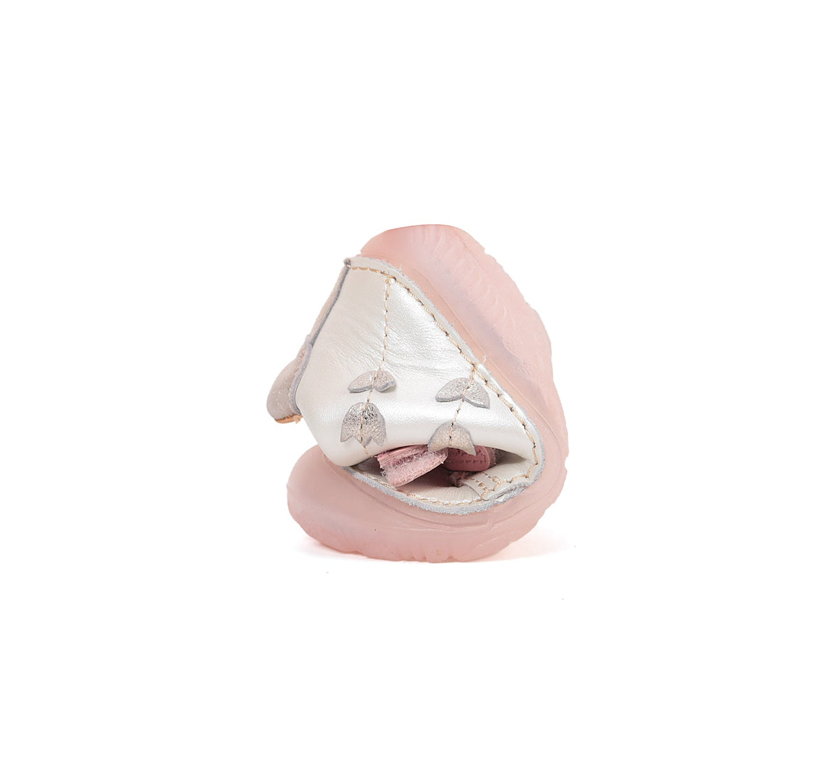 D.D.Step pantofi fete Barefoot 20-25 Pearl cu lalea