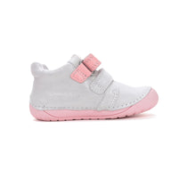 D.D.Step pantofi fete Barefoot 20-25 Silver cu lebada