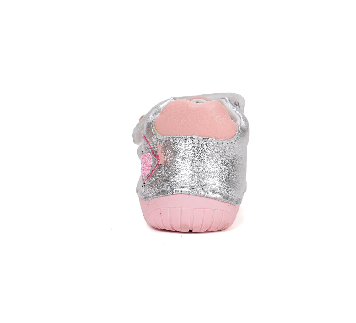 D.D.Step pantofi fete Barefoot 20-25 Silver cu pasare