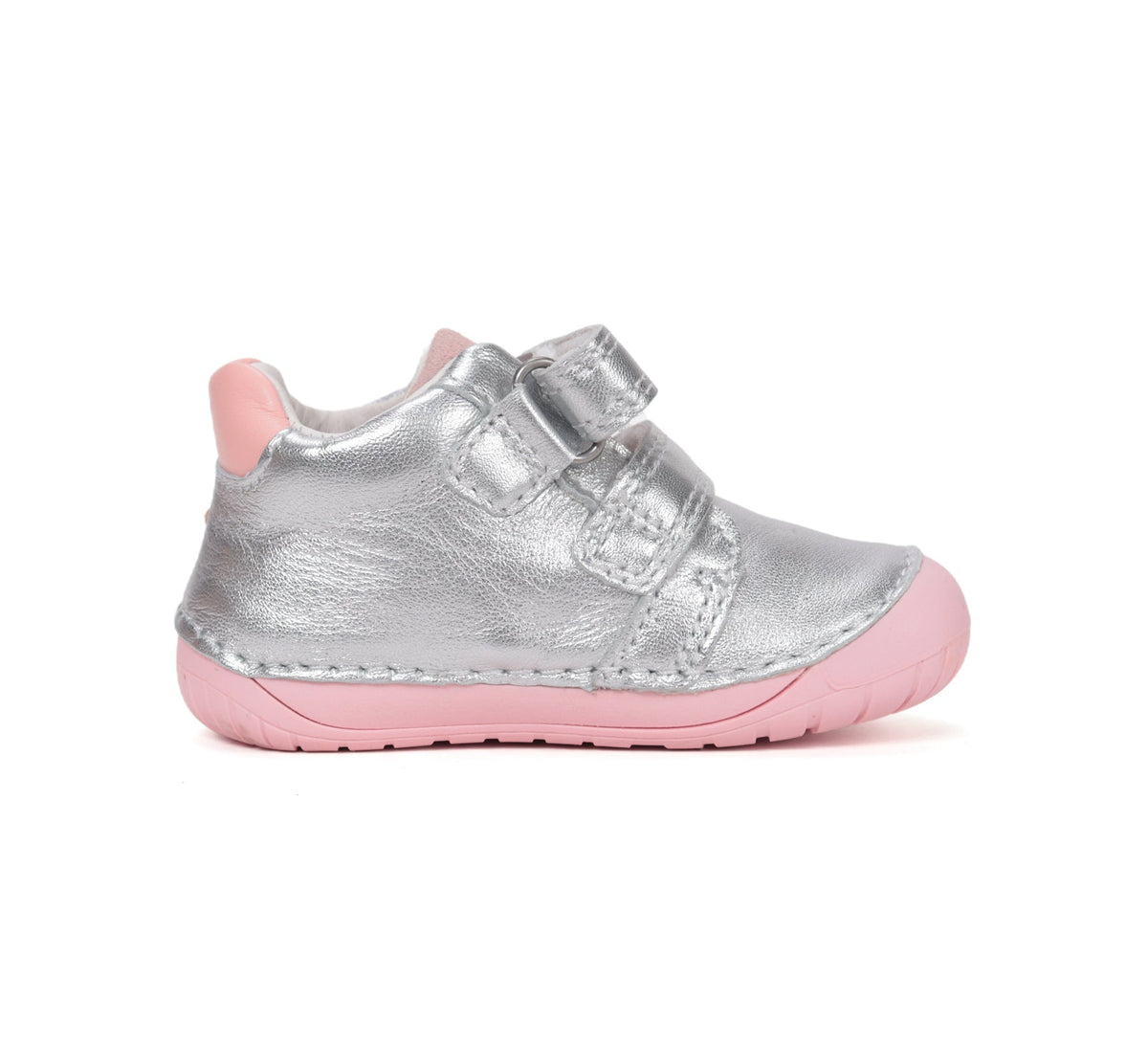 D.D.Step pantofi fete Barefoot 20-25 Silver cu pasare