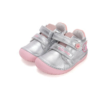 D.D.Step pantofi fete Barefoot 20-25 Silver cu pasare
