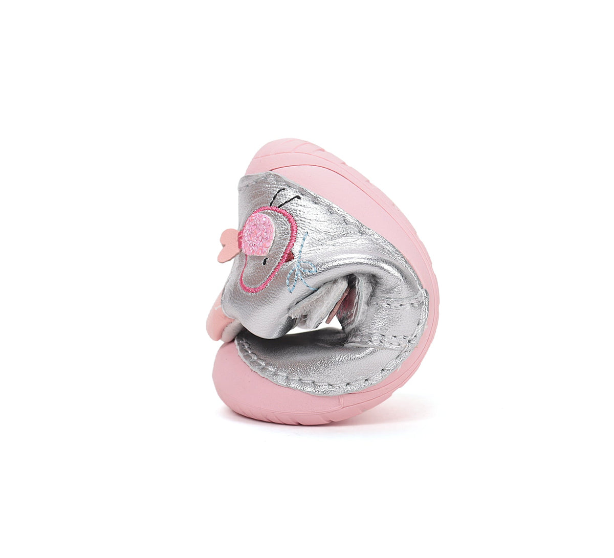 D.D.Step pantofi fete Barefoot 20-25 Silver cu pasare