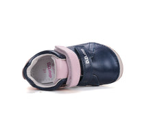 D.D.Step pantofi fete Barefoot 22-27 Royal Blue combinat
