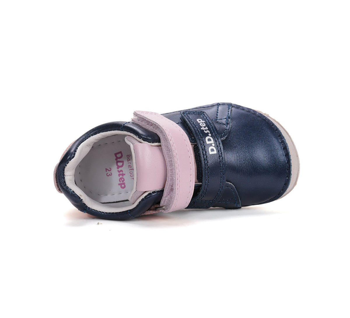 D.D.Step pantofi fete Barefoot 22-27 Royal Blue combinat