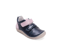 D.D.Step pantofi fete Barefoot 22-27 Royal Blue combinat