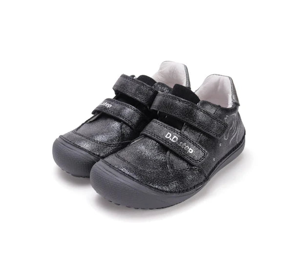 D.D.Step pantofi fete Barefoot 25-30 Black cu calut Imagine principală a produsului
