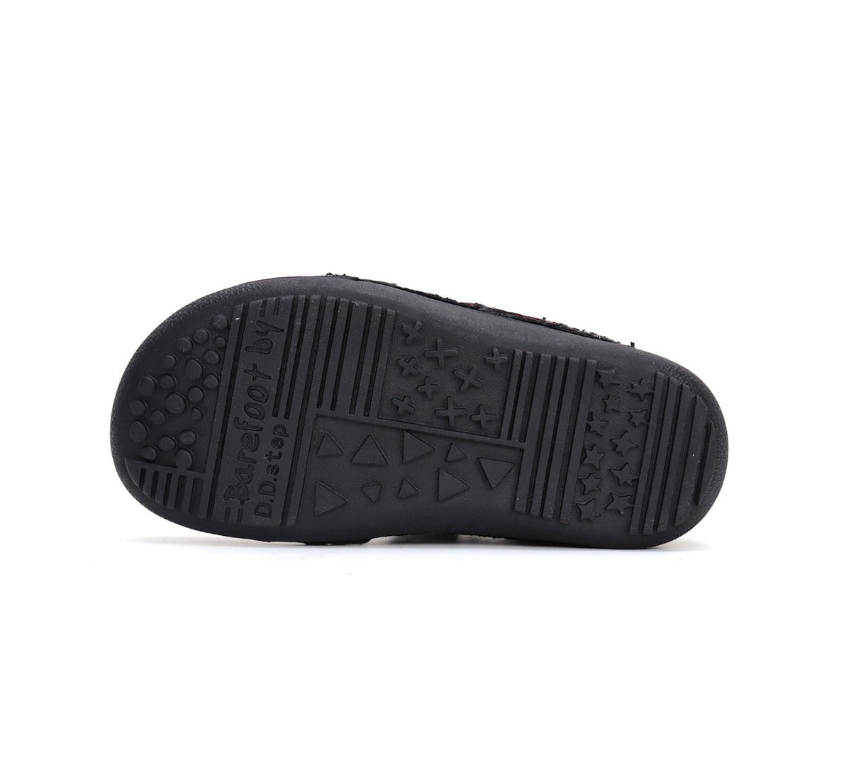 D.D.Step pantofi fete Barefoot 25-30 Black cu inimioara