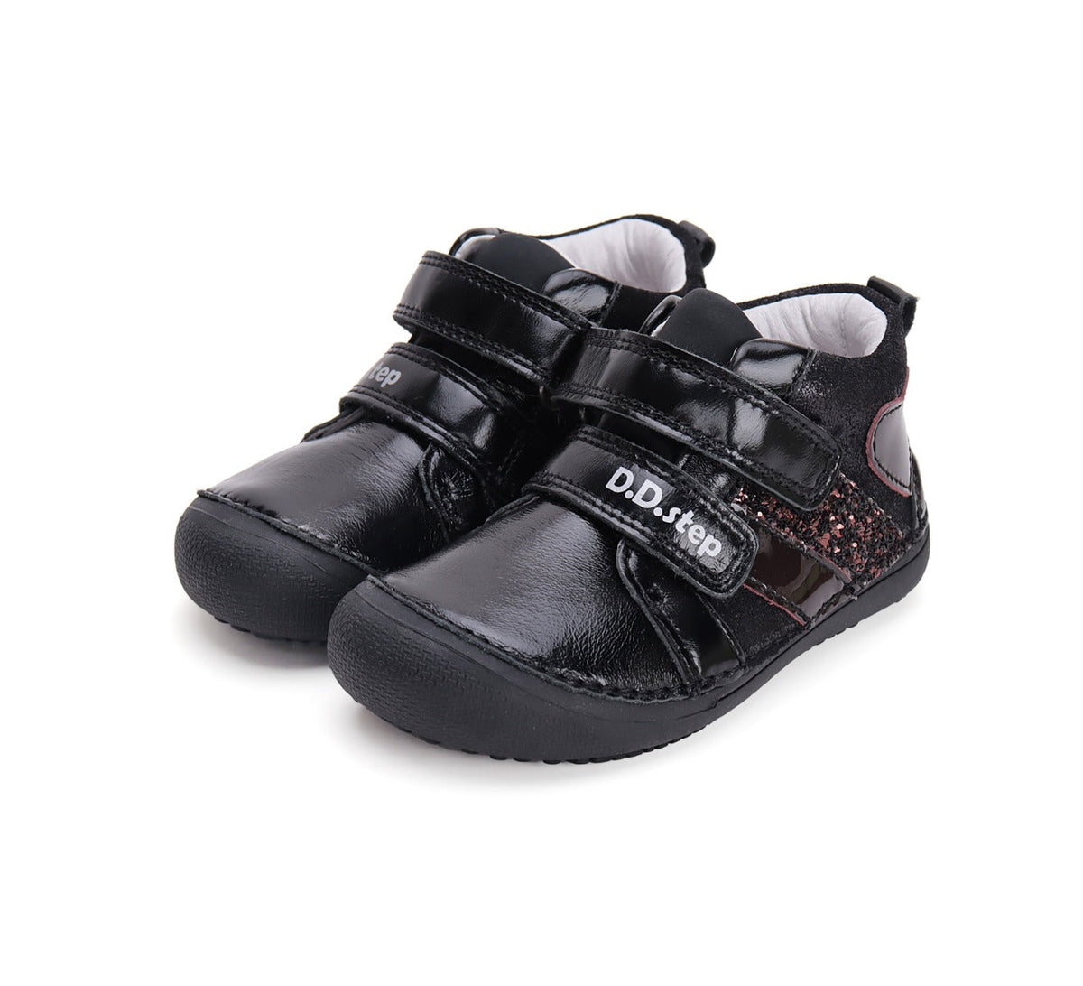 D.D.Step pantofi fete Barefoot 25-30 Black cu inimioara Fő kép