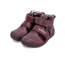 D.D.Step pantofi fete Barefoot 25-30 Raspberry cu inimioara