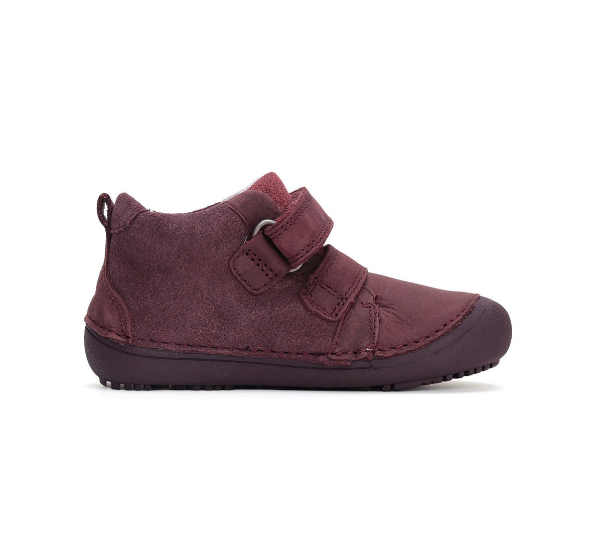 D.D.Step pantofi fete Barefoot 25-30 Raspberry cu inimioara