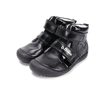 D.D.Step pantofi fete Barefoot 25-30 Black cu inimioara