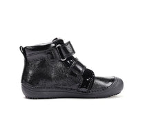 D.D.Step pantofi fete Barefoot 25-30 Black cu inimioara