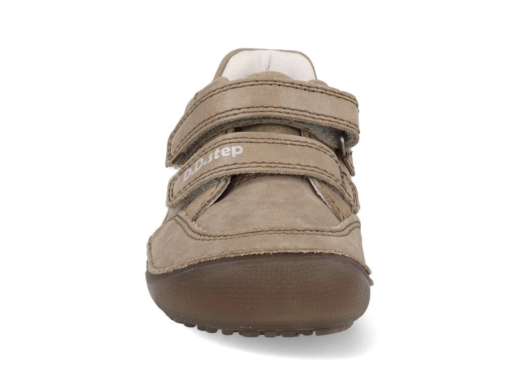 D.D.Step pantofi fete Barefoot cu talpa fluorescenta 25-30 Cream cu fetita