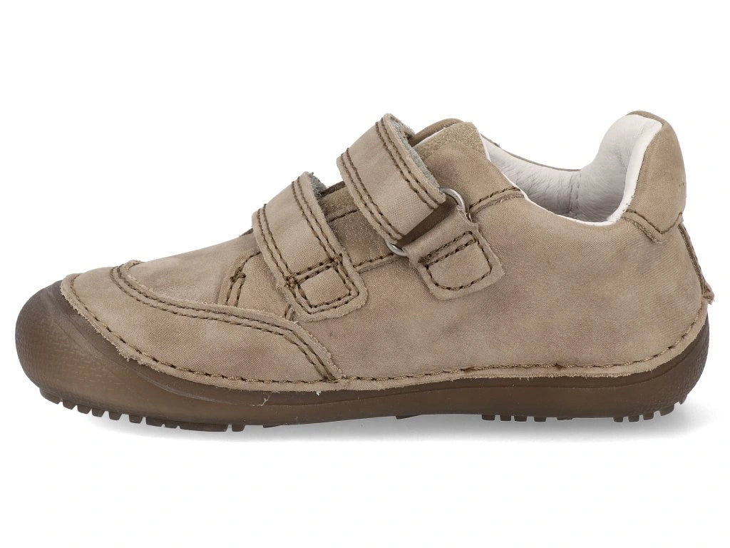 D.D.Step pantofi fete Barefoot cu talpa fluorescenta 25-30 Cream cu fetita