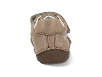 D.D.Step pantofi fete Barefoot cu talpa fluorescenta 25-30 Cream cu fetita