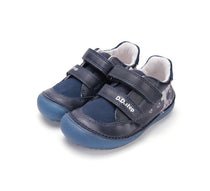 D.D.Step pantofi fete Barefoot cu talpa fluorescenta 25-30 Royal Blue cu fetita