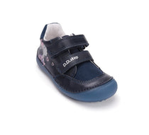 D.D.Step pantofi fete Barefoot cu talpa fluorescenta 25-30 Royal Blue cu fetita