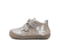 D.D.Step pantofi fete Barefoot cu talpa fluorescenta 26-31 Champagne cu zana