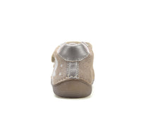 D.D.Step pantofi fete Barefoot cu talpa fluorescenta 26-31 Champagne cu zana
