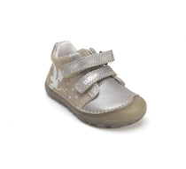 D.D.Step pantofi fete Barefoot cu talpa fluorescenta 26-31 Champagne cu zana