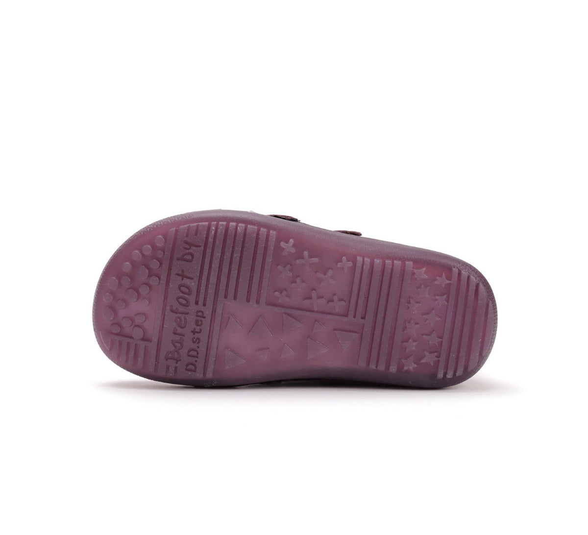 D.D.Step pantofi fete Barefoot cu talpa fluorescenta 26-31 Raspberry cu fetita