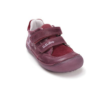 D.D.Step pantofi fete Barefoot cu talpa fluorescenta 26-31 Raspberry cu fetita