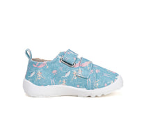 D.D.Step pantofi fete Barefoot de interior 20-25 Sky Blue cu sirena