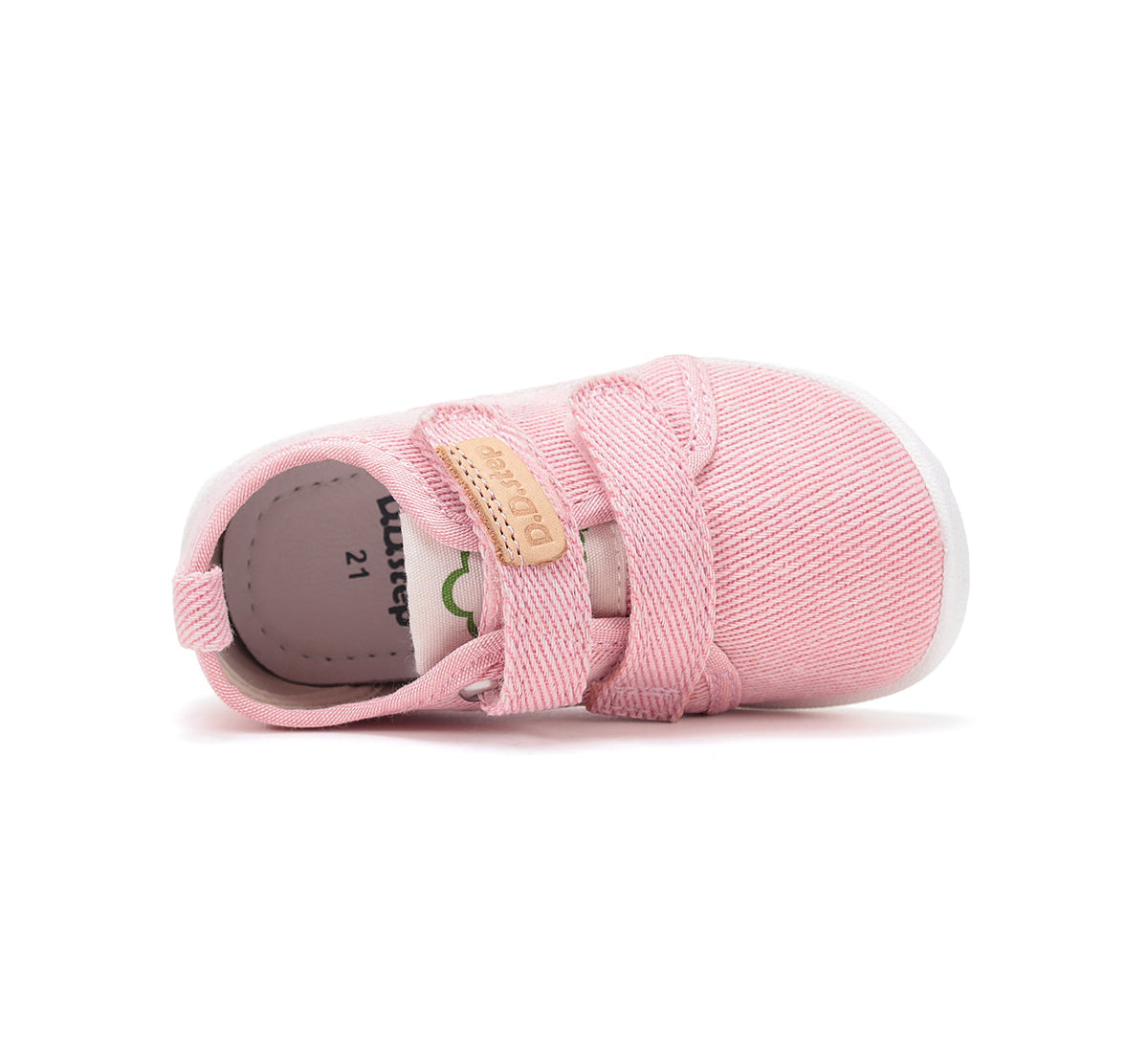 D.D.Step vászon benti cipő lányoknak 20-25 Baby Pink sima