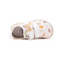 D.D.Step vászon lány Barefoot benti cipő 20-31 Fehér szivárvány