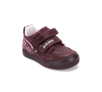 D.D.Step pantofi fete cu LED 25-30 Raspberry cu stelute