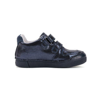 D.D.Step pantofi fete cu LED 25-30 Royal Blue cu stelute