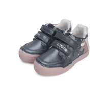D.D.Step pantofi fete cu LED 25-30 Royal Blue cu unicorn