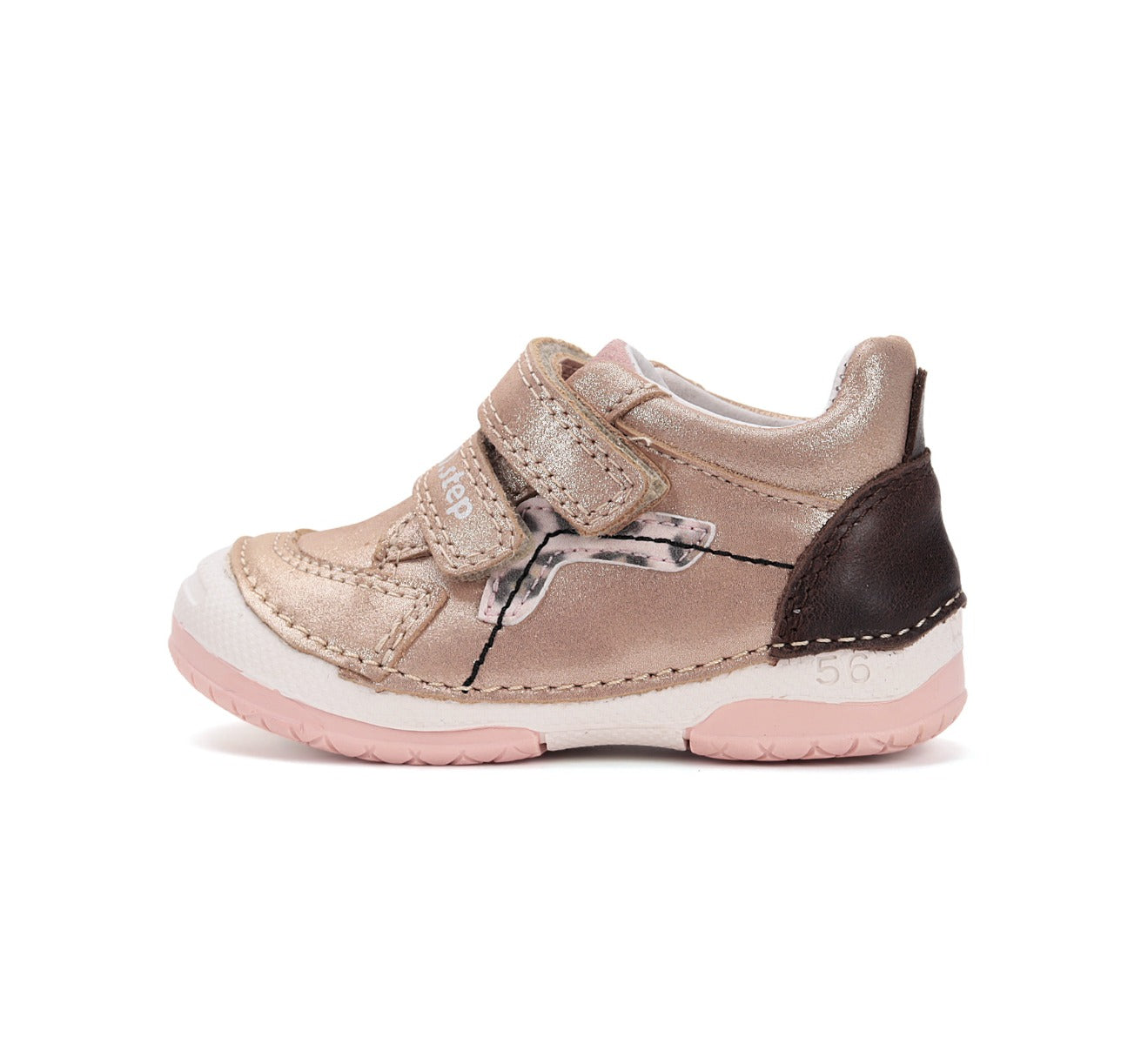D.D.Step pantofi fete cu scai 19-24 Bronze Imagine secundară a produsului