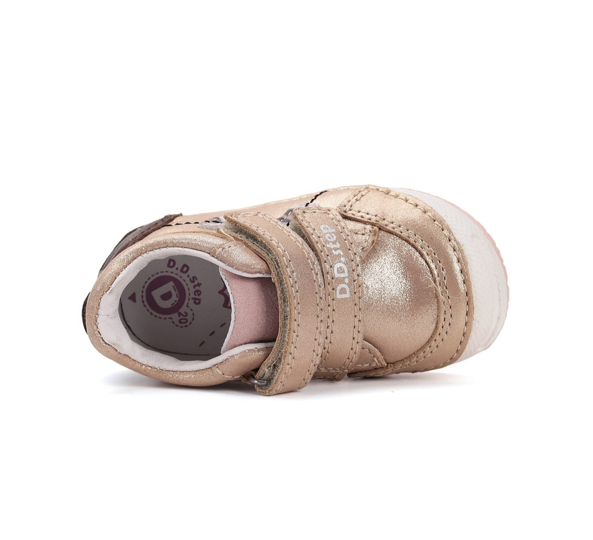D.D.Step pantofi fete cu scai 19-24 Bronze
